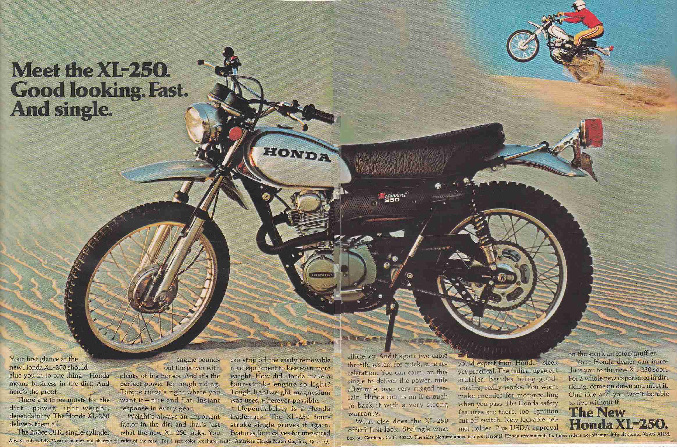 honda xl 250k3 broch